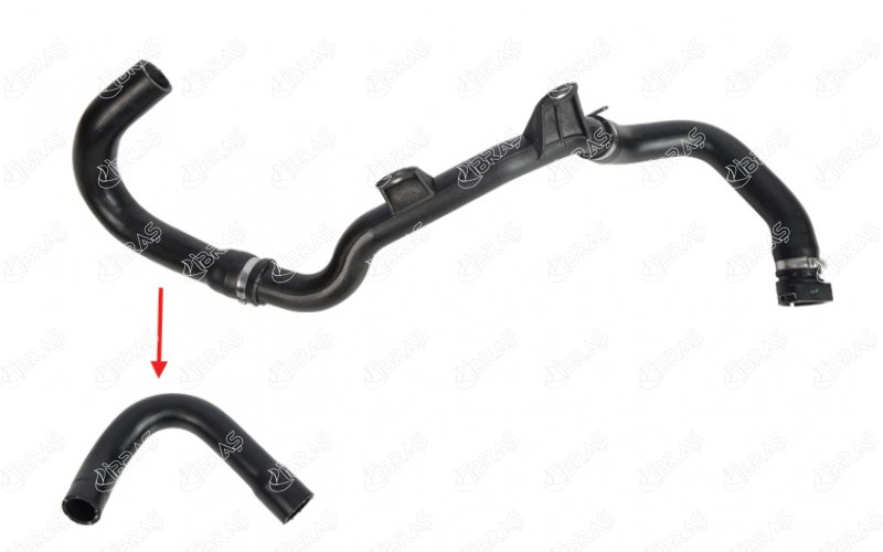 RADYATÖR ÜST HORTUMU KÜÇÜK PLASTİK PARÇA HARİÇ BOXER III-JUMPER III-DUCATO III 2.2JTD 110-120HP 06