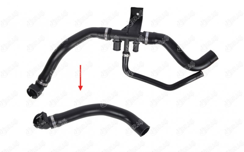 RADYATÖR ALT HORTUMU PLASTİK PARÇA HARİÇ FIAT DUCATO III-BOXER III-JUMPER III 2.2 JTD. 110-120 HP